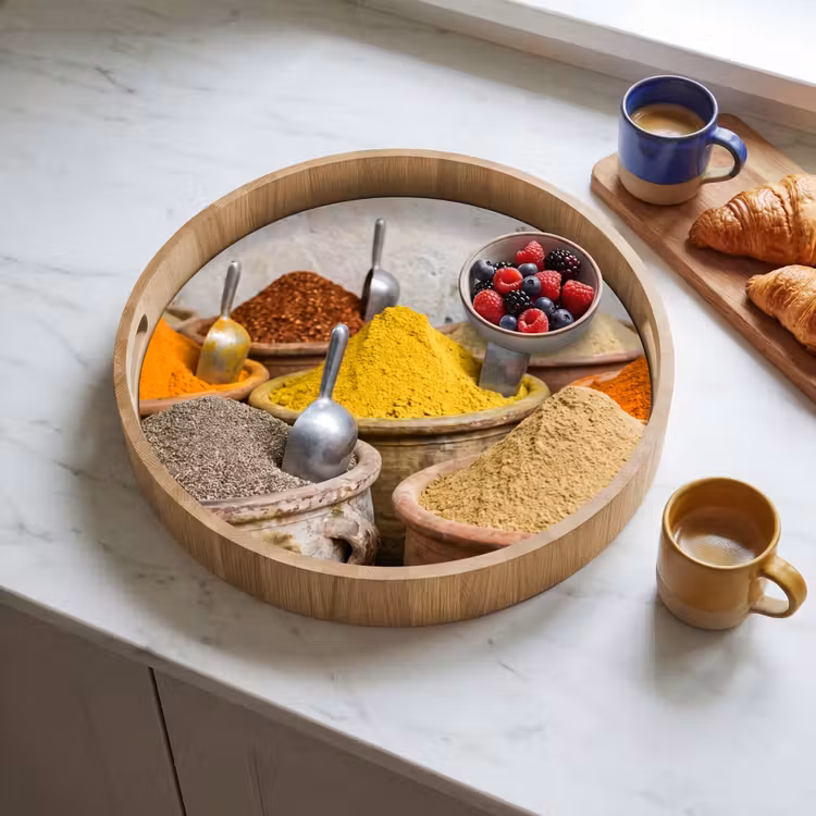 Tablett - Gewürze – Gläser – Orientalisch — 3