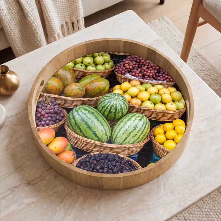 Tablett - Obst – Markt – Bunt — 2