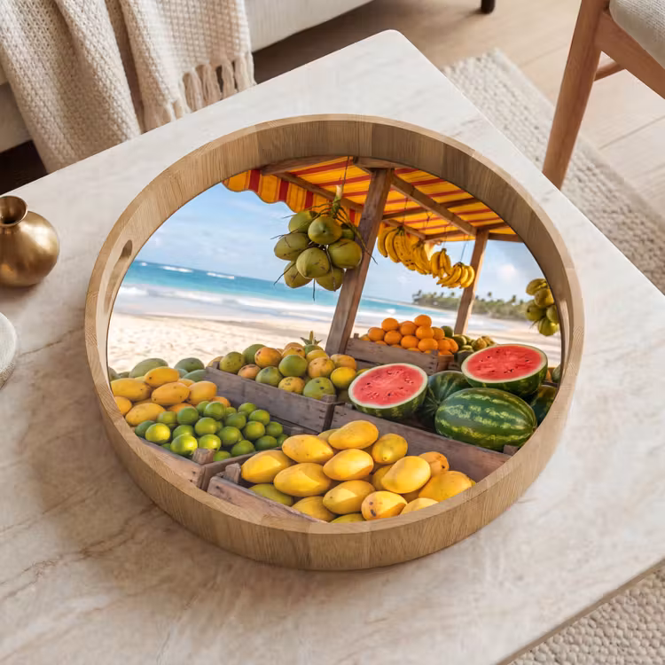 Tablett - Obst – Strand – Tropisch — 2