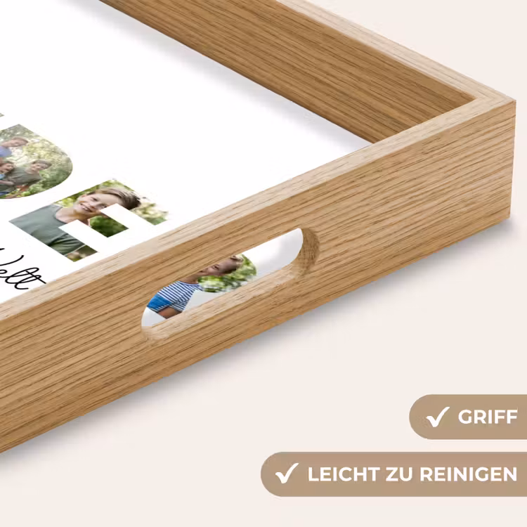 Tablett - Bruder – Buchstaben-Collage — 8