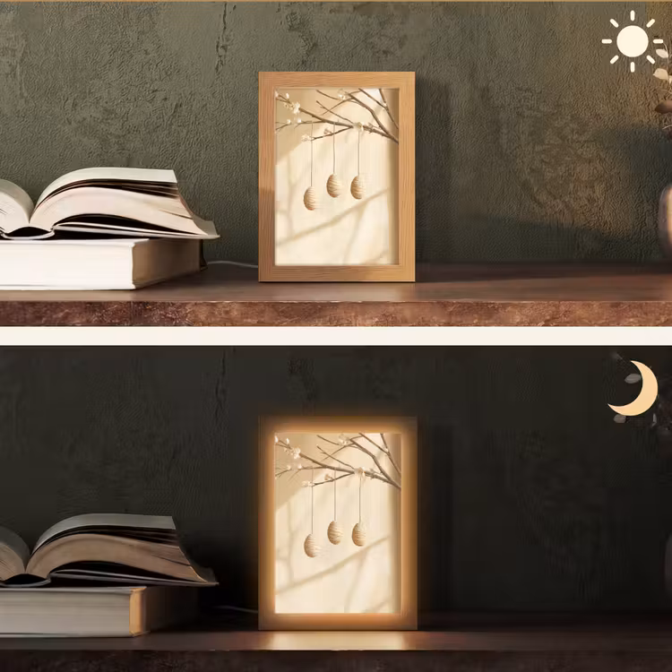 Tischlampe - Beige - Osterkuchen - Eier — 5