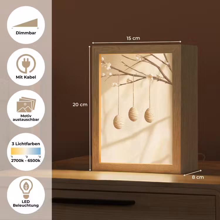 Tischlampe - Beige - Osterkuchen - Eier — 7