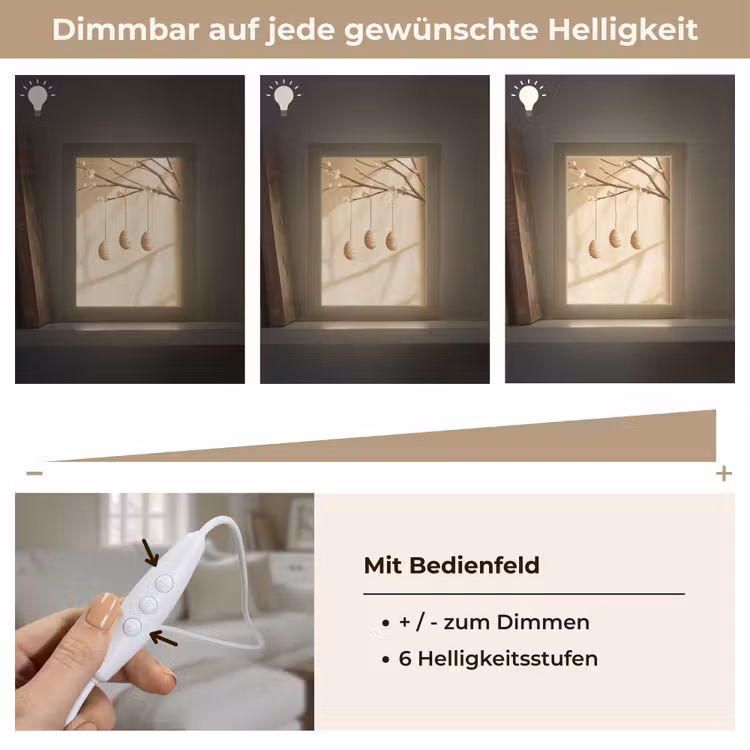 Tischlampe - Beige - Osterkuchen - Eier — 8