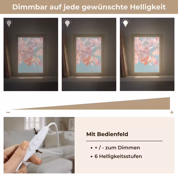 Tischlampe - Eichenblätter - Zweige - Rosa — 8
