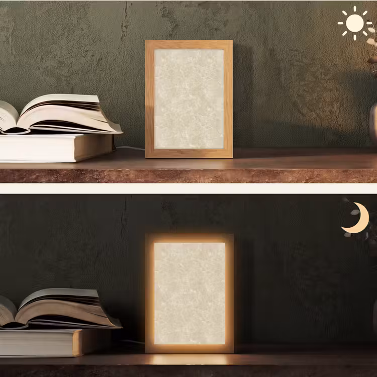 Tischlampe - Hellbeige - Marmor - Diffusionsäderung — 5