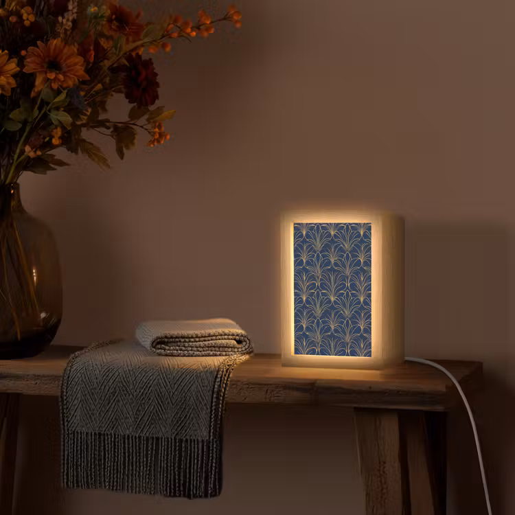 Tischlampe - Deco - Ventilator - Blau — 2