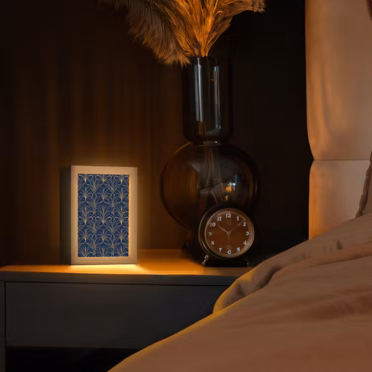 Tischlampe - Deco - Ventilator - Blau — 3
