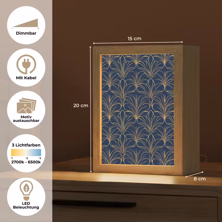 Tischlampe - Deco - Ventilator - Blau — 7