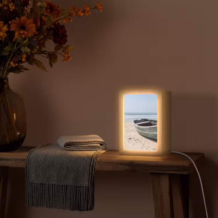 Tischlampe - Boot - Sandstrand - Meer — 2