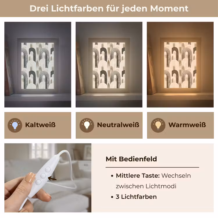 Tischlampe - Abstrakt - Muster - Bögen — 6