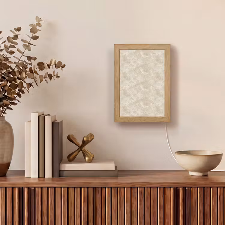 Tischlampe - Hellbeige - Marmor - Adern — 4