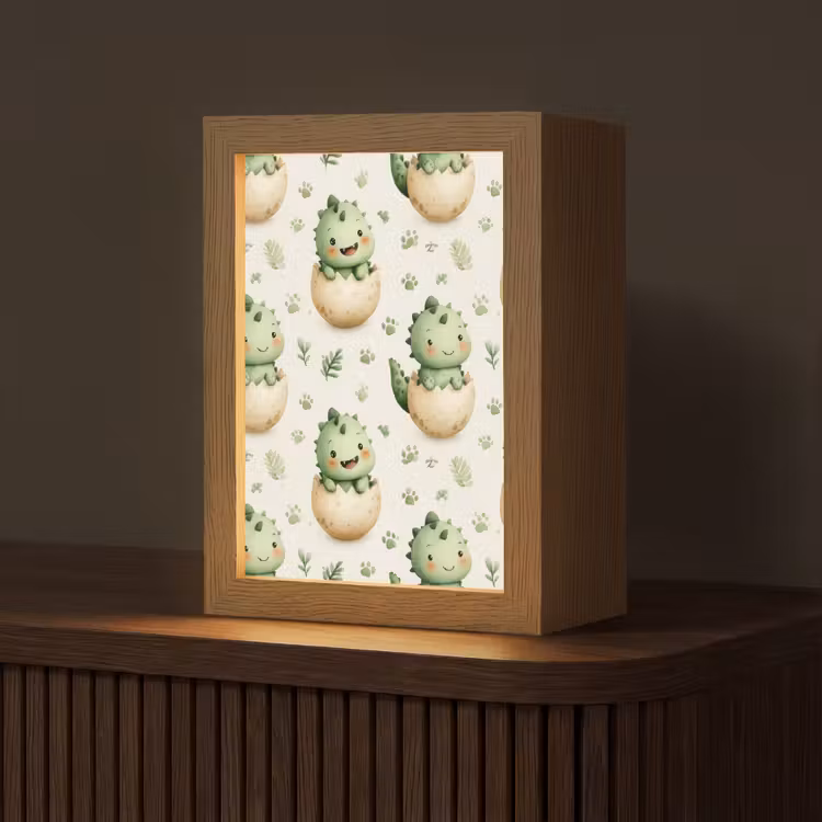 Tischlampe - Dino - Eier - Grün — 1