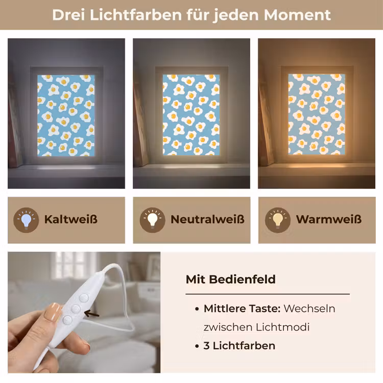 Tischlampe - Eier - Eigelb - Blau — 6