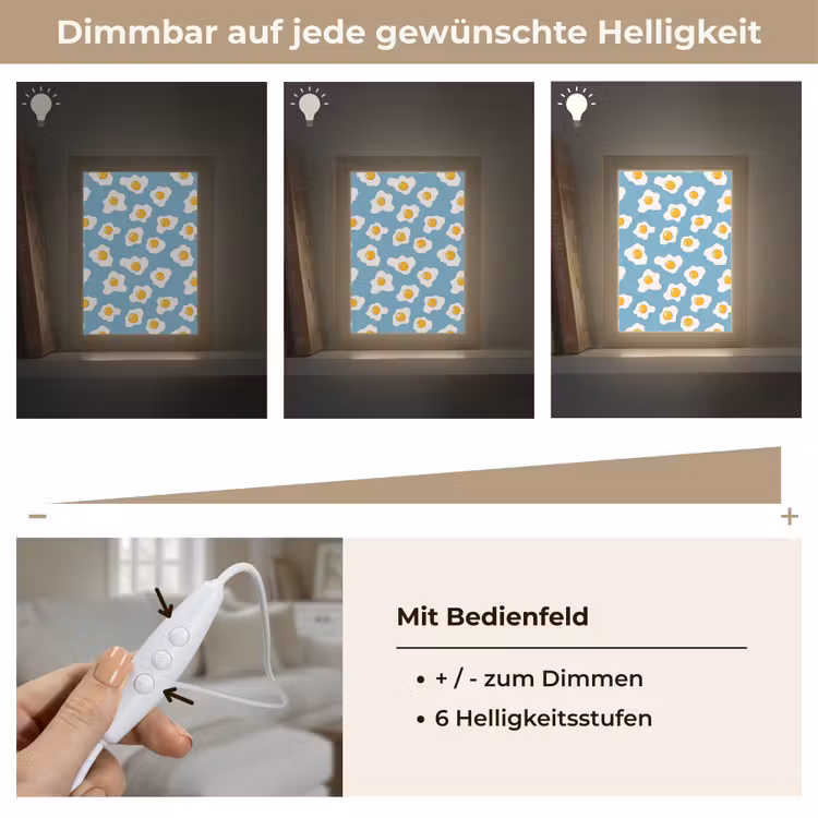 Tischlampe - Eier - Eigelb - Blau — 8