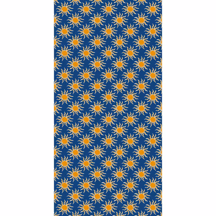 Tapete - Sonne - Muster - Blau — 2