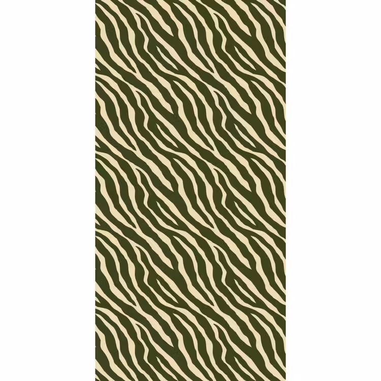 Tapete - Zebra - Muster - Grün — 2