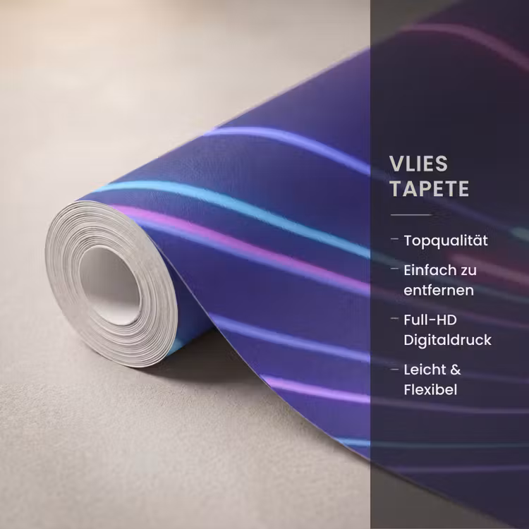 Tapete - Dynamisch - Raum - Farbenfroh — 3