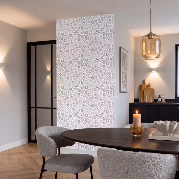 Tapete - Leopard - Motiv - Grau — 5