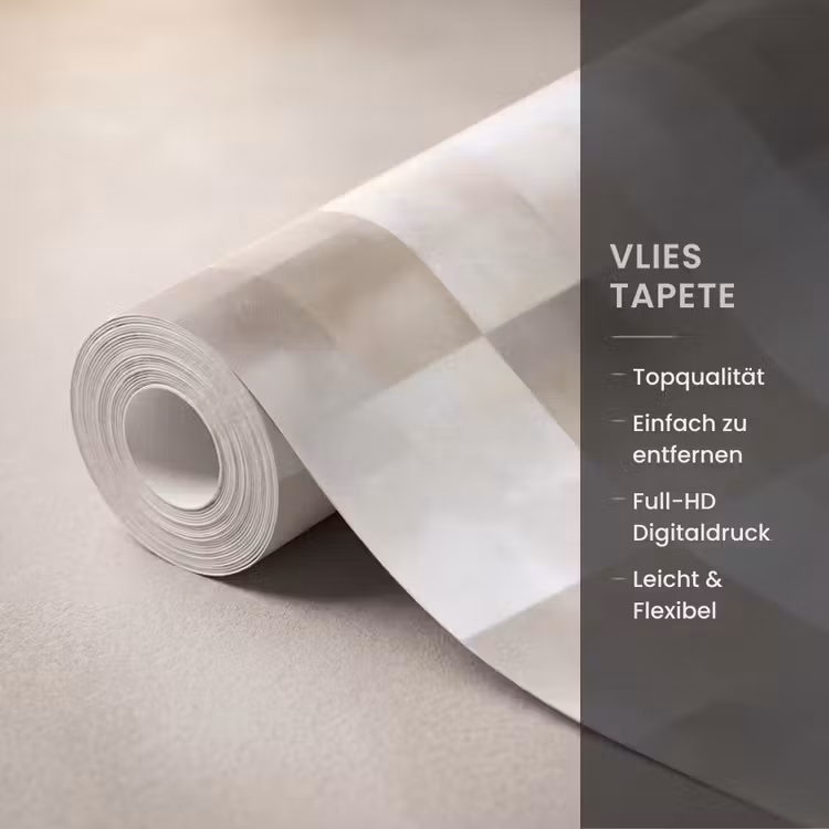 Tapete - Textur - Leinen - Beige — 3