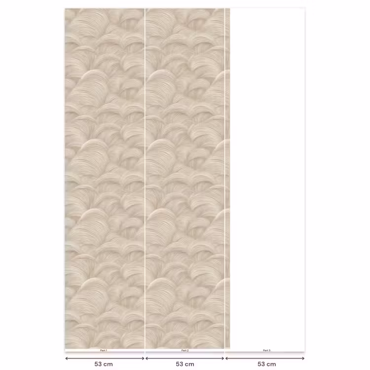 Tapete - Bögen - Muster - Beige — 6