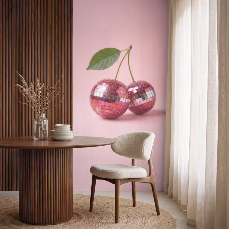 Tapete - Disco - Kirsche - Rosa — 4
