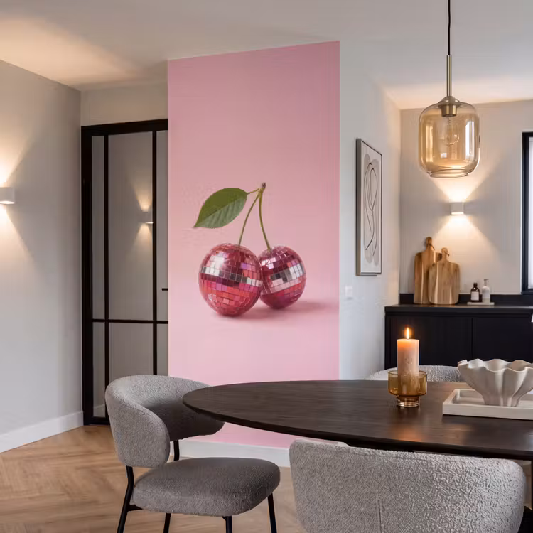Tapete - Disco - Kirsche - Rosa — 5