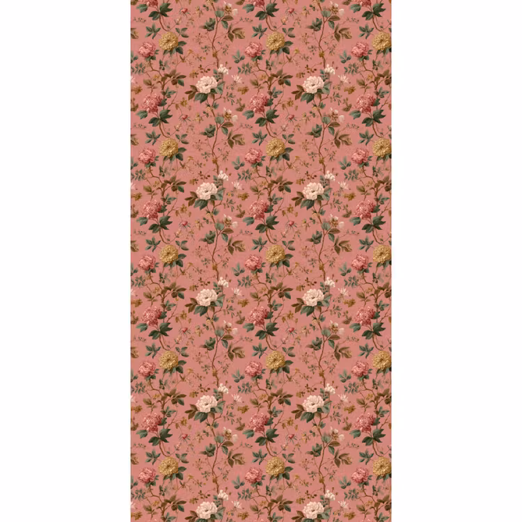 Tapete - Klassisch - Botanisch - Rosa — 2