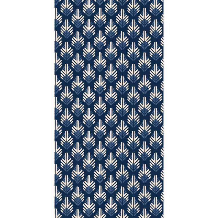 Tapete - Modern - Gemustert - Blau — 2