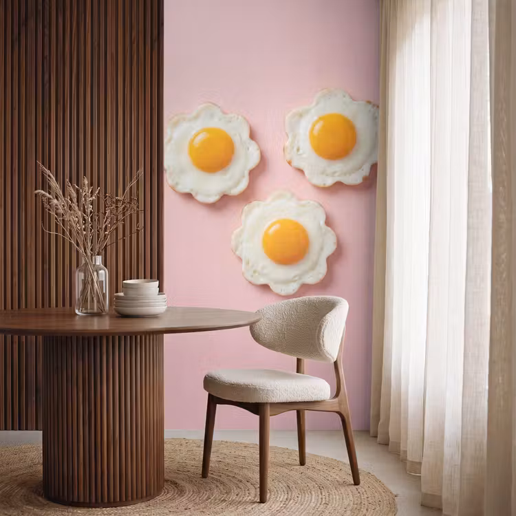 Tapete - Eier - Blume - Rosa — 4