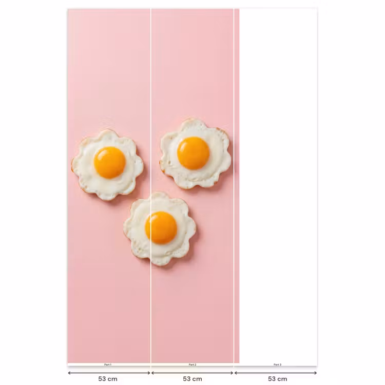 Tapete - Eier - Blume - Rosa — 6