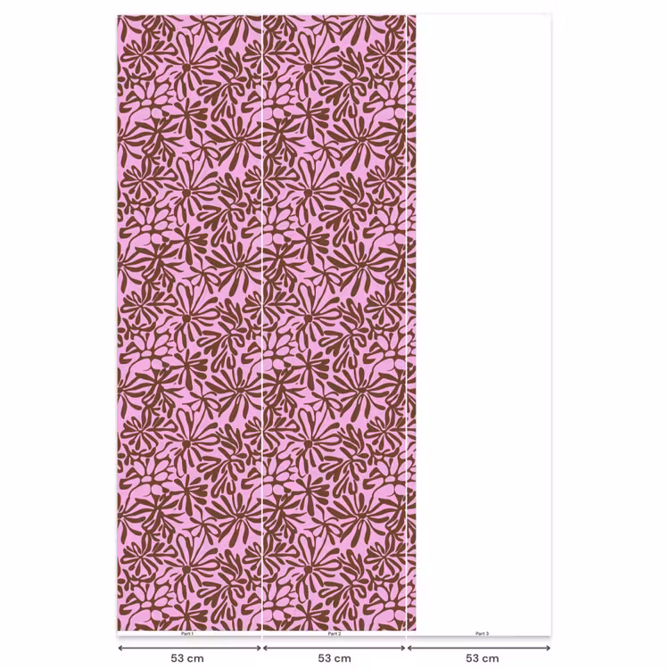 Tapete - Bio - Muster - Rosa — 6