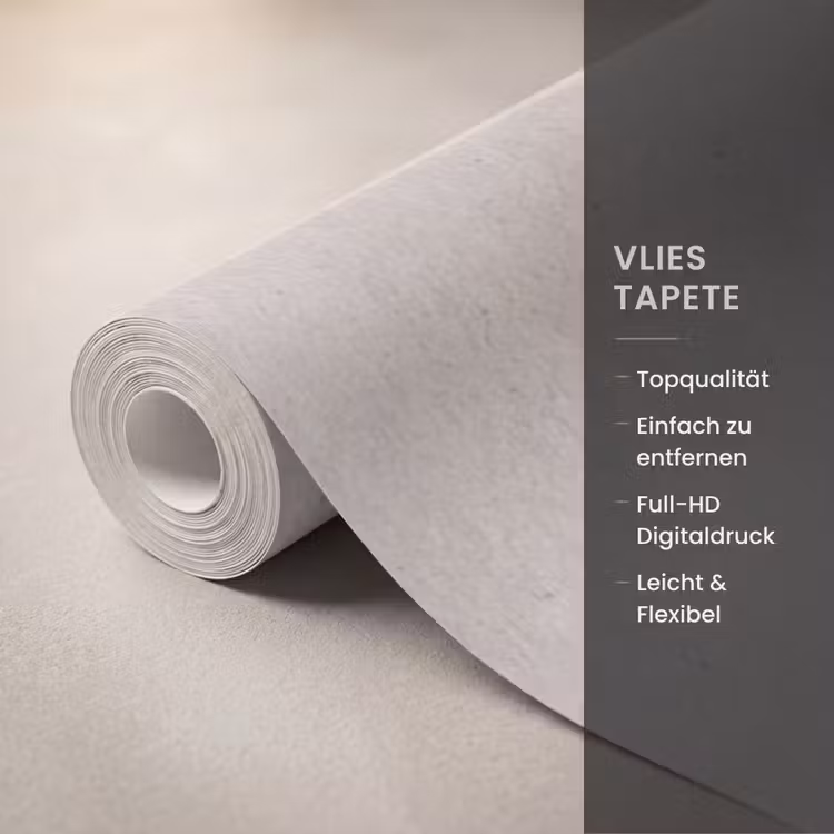 Tapete - Textur – Einfarbig – Abstrakt – Beige — 3