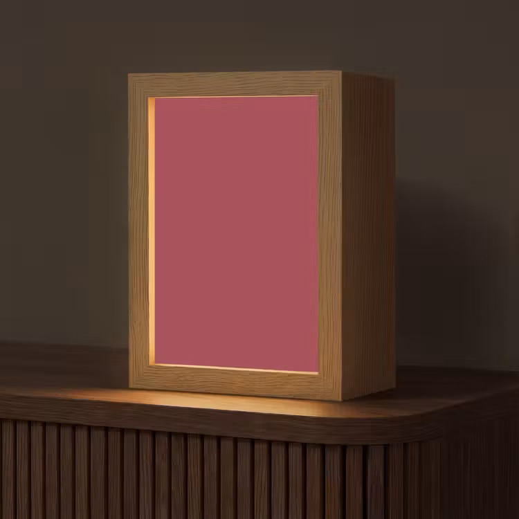Tischlampe - Antik – Rubin – Rot — 1