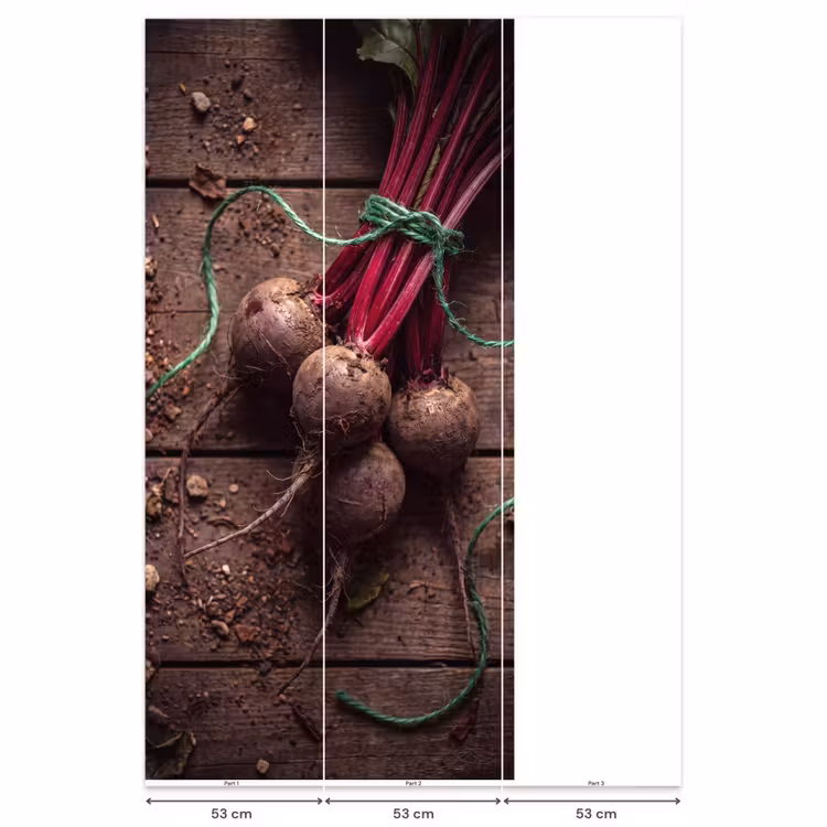 Tapete - Gemüse – Rote Bete – Rustikal — 6