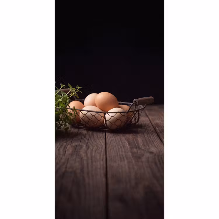 Tapete - Eier – Korb – Essen — 2