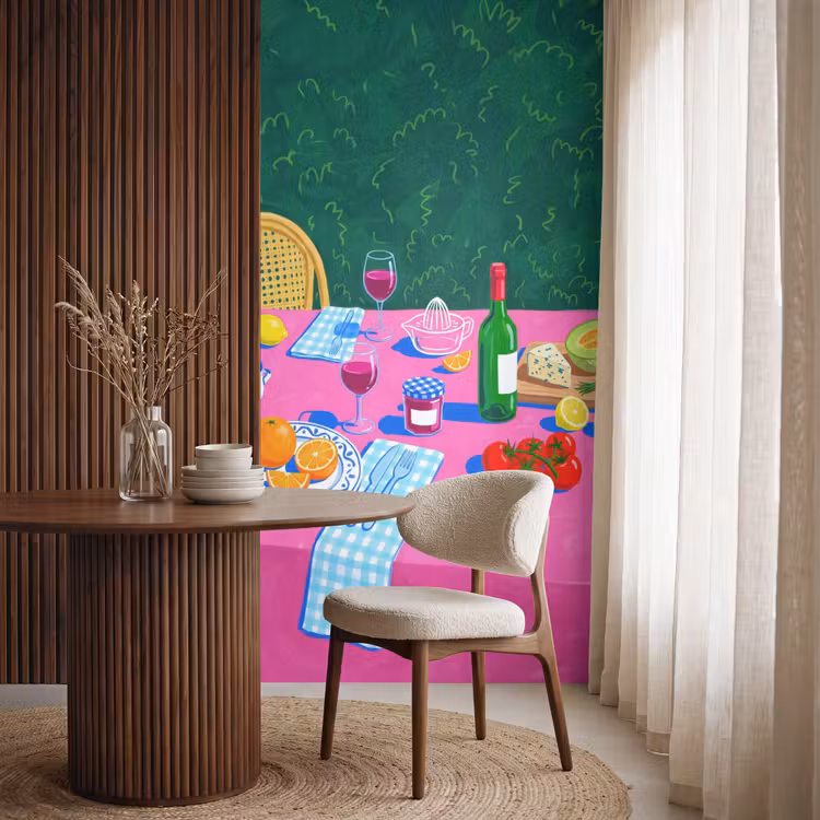 Tapete - Essen – Tisch – Illustration — 4
