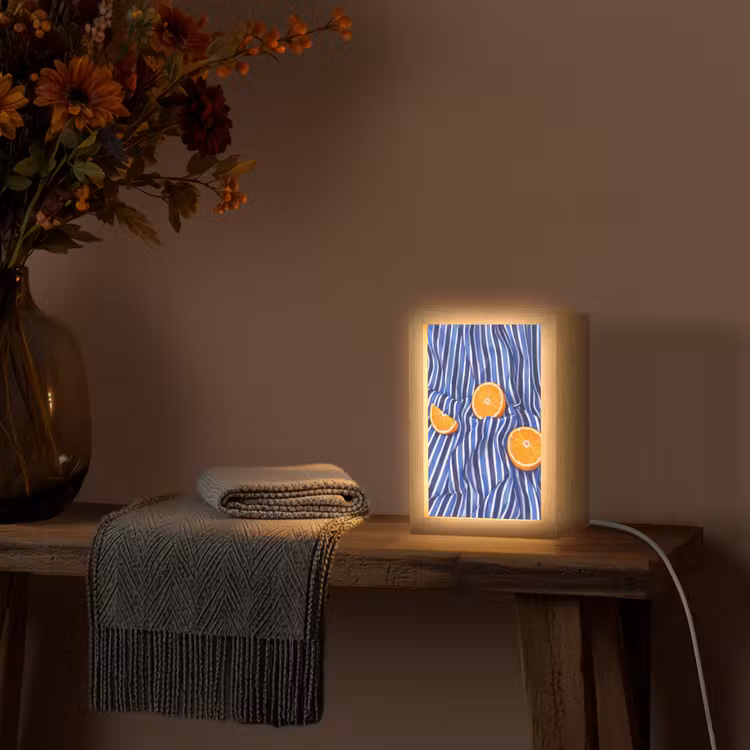 Tischlampe - Essen – Obst – Orange — 2