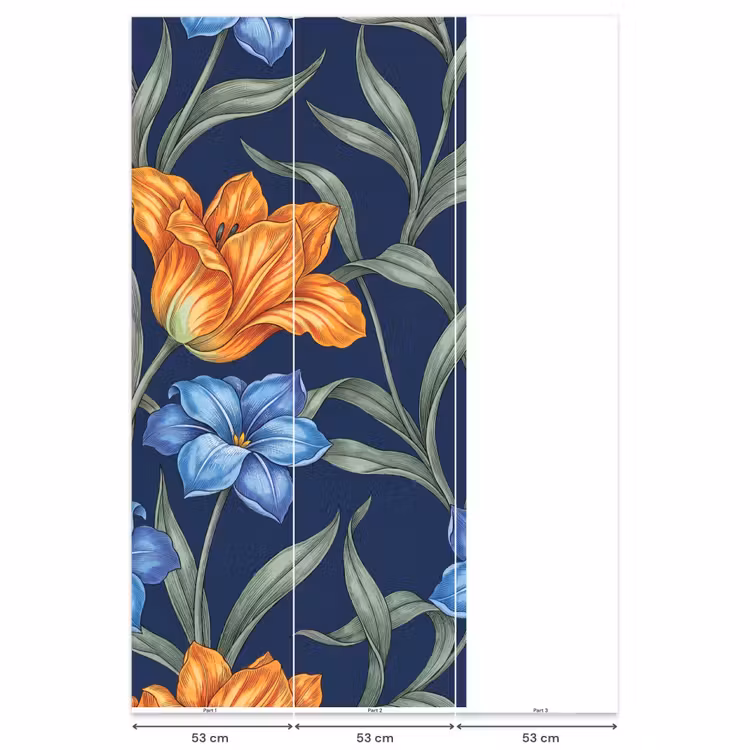 Tapete - Blumen – Botanik – Muster — 6