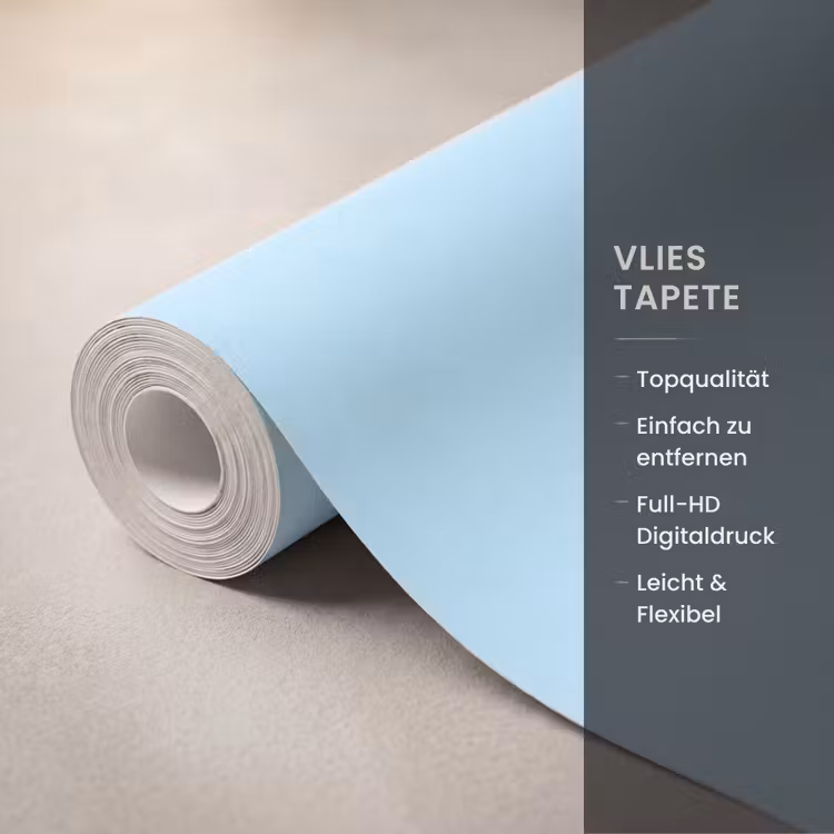 Tapete - Blau - Orange - Text — 3
