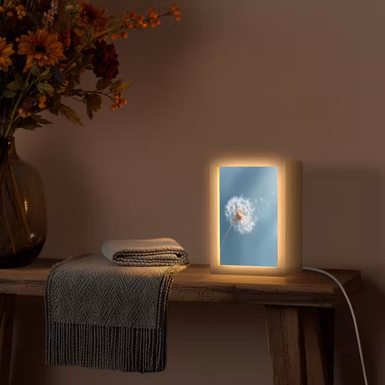 Tischlampe - Löwenzahn - Wind - Blau — 2