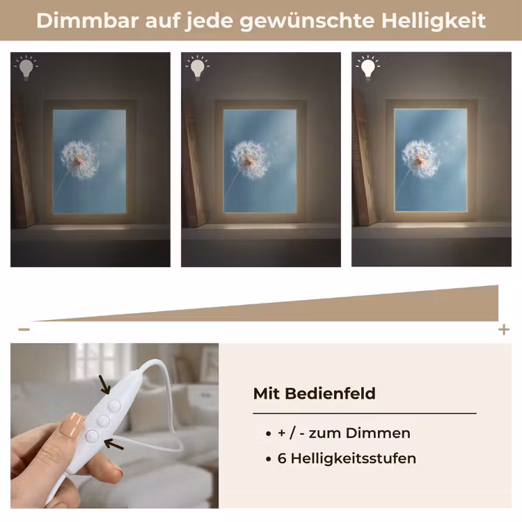 Tischlampe - Löwenzahn - Wind - Blau — 8