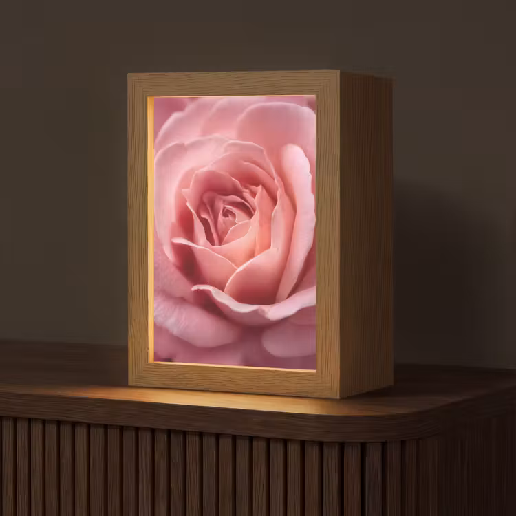 Tischlampe - Rosa - Rose - Romantisch — 1