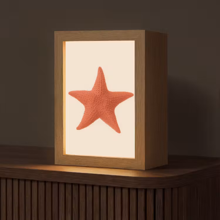 Tischlampe - Seestern - Bobbles - Rot — 1