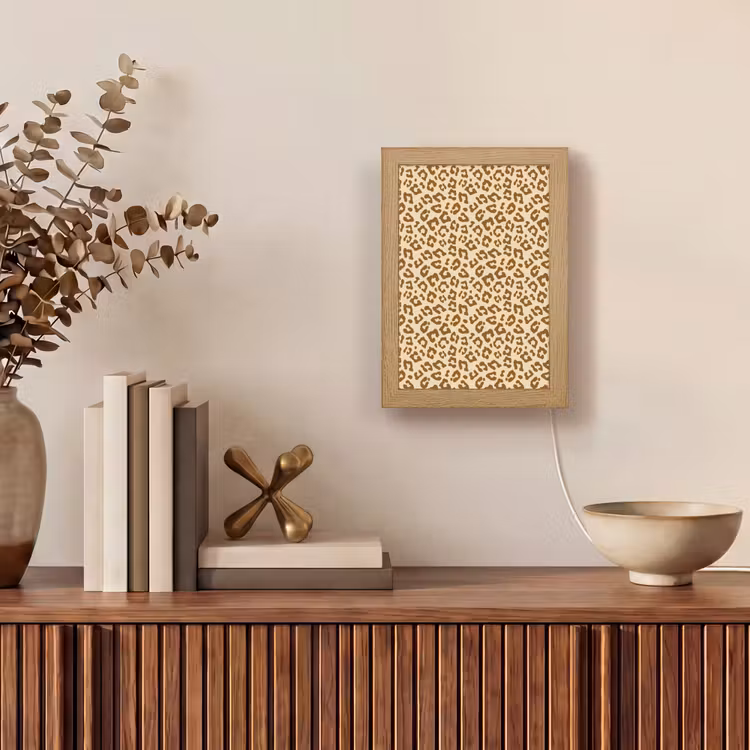 Tischlampe - Leopard - Braun - Muster — 4