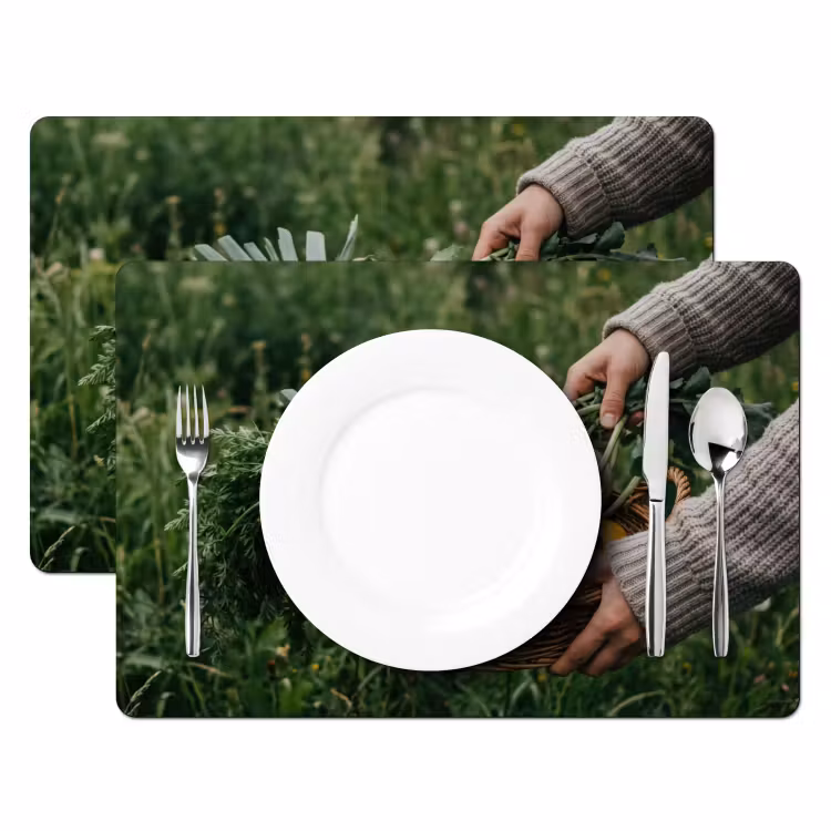 Tischset - 6 Stück - Feld - Gemüse - Bio - Ernte — 2