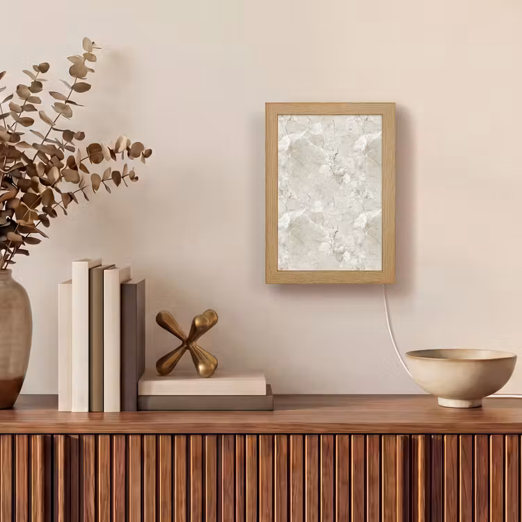 Tischlampe - Marmor - Grau - Adern — 4
