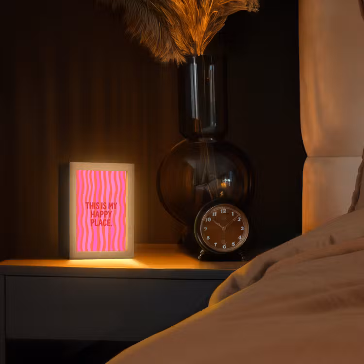 Tischlampe - Text - Modern - Farbenfroh — 3