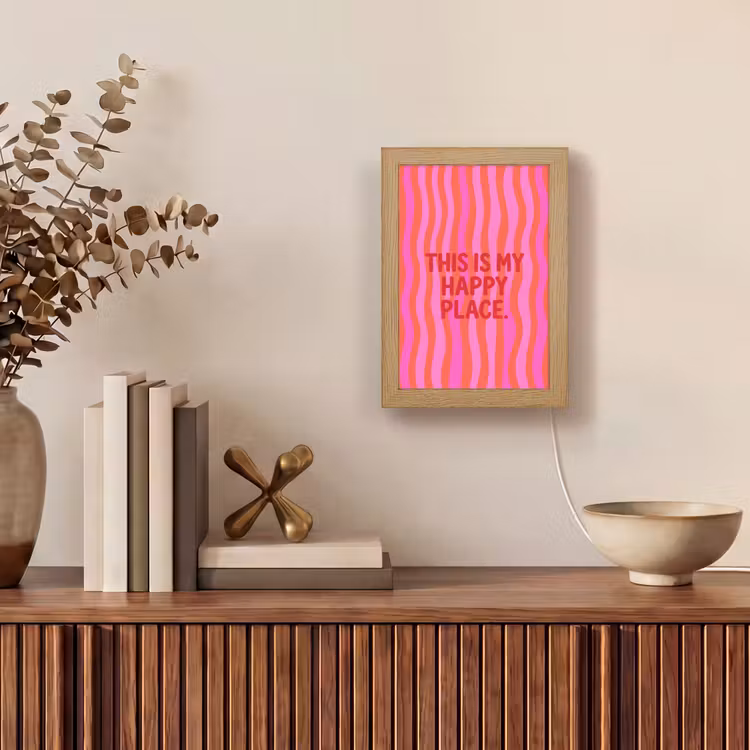 Tischlampe - Text - Modern - Farbenfroh — 4