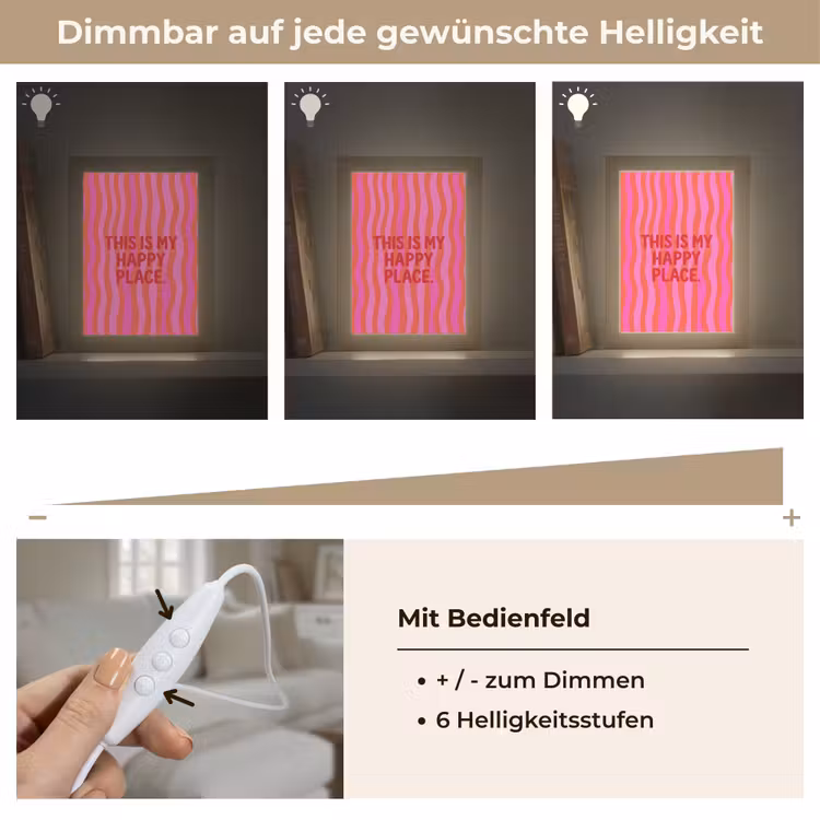 Tischlampe - Text - Modern - Farbenfroh — 8