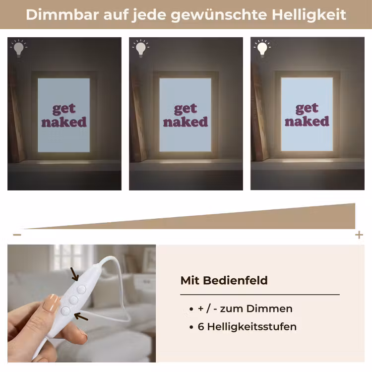 Tischlampe - Verspielt - Botschaft - Blau — 8